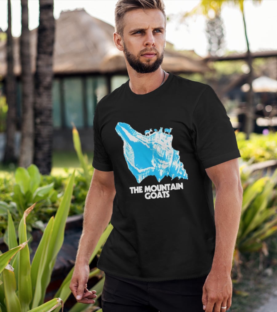 The Mountain Goats Indie Rock John Darnielle Blue Conch T-Shirt