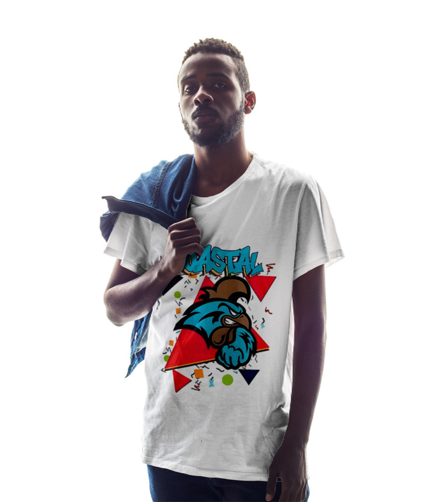 Coastal Carolina Chanticleers 90s NCAA Football 2026 Two Sided T-Shirt