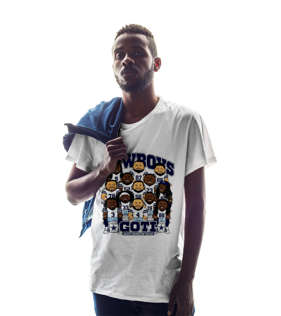Cowboys GOTI Greatest Organization Together Football Team T-Shirt
