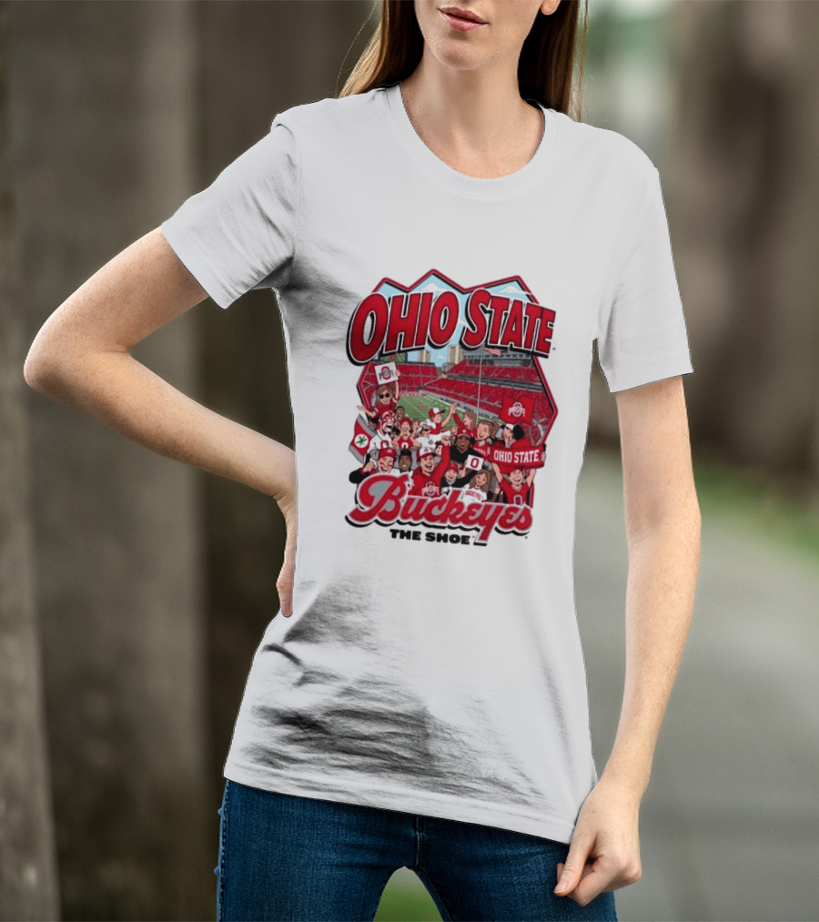 Ohio State Buckeyes The Shoe 2026 Football Ohio Stadium T-Shirt