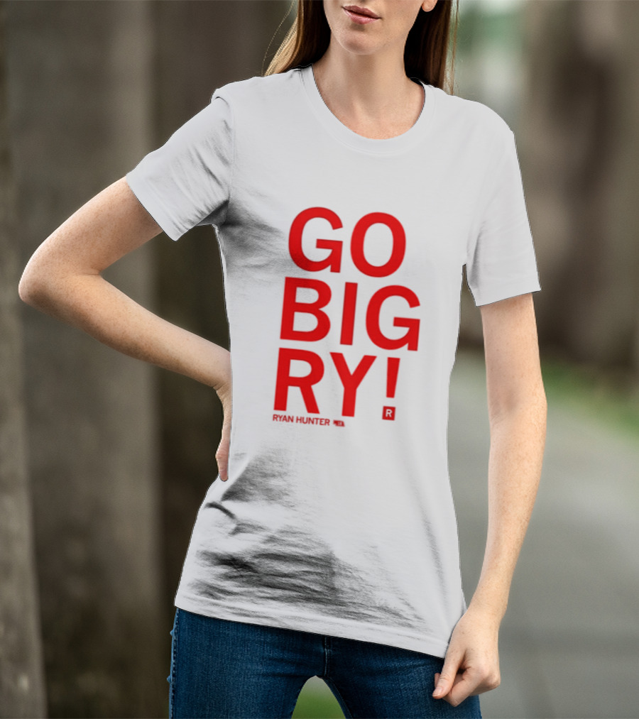 Ryan Hunter 18 Nebraska Huskers Volleyball NCAA Go Big Ry T-Shirt