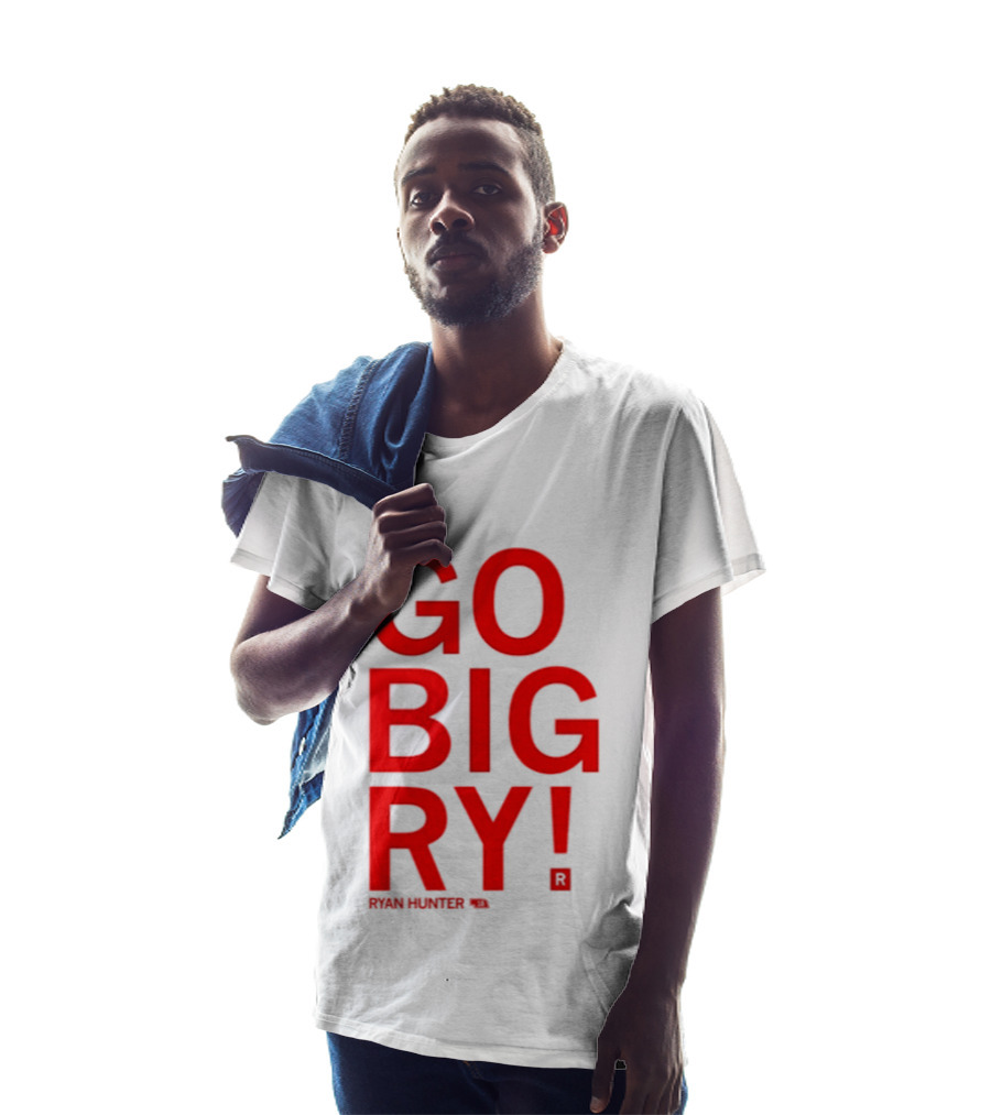 Ryan Hunter 18 Nebraska Huskers Volleyball NCAA Go Big Ry T-Shirt