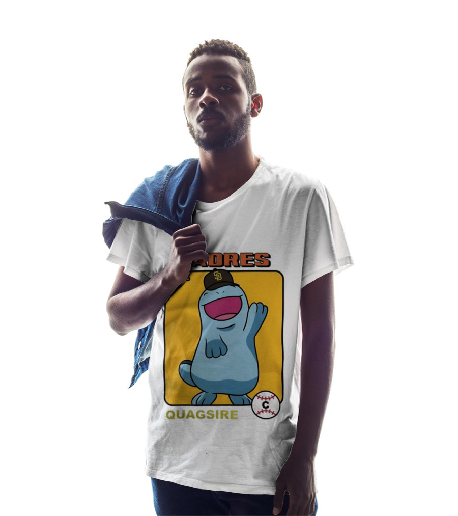 San Diego Padres Quagsire Pokemon Collaboration #195 T-Shirt