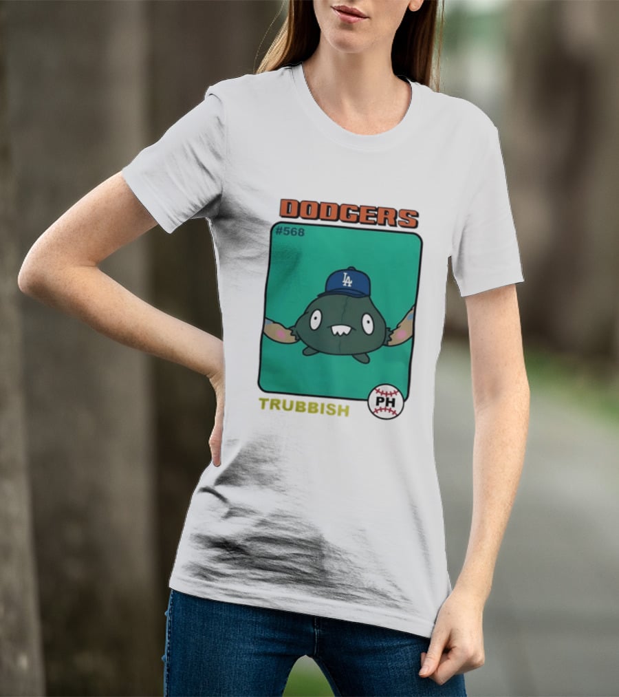 Los Angeles Dodgers Trubbish Pokémon Hat PH #568 T-Shirt