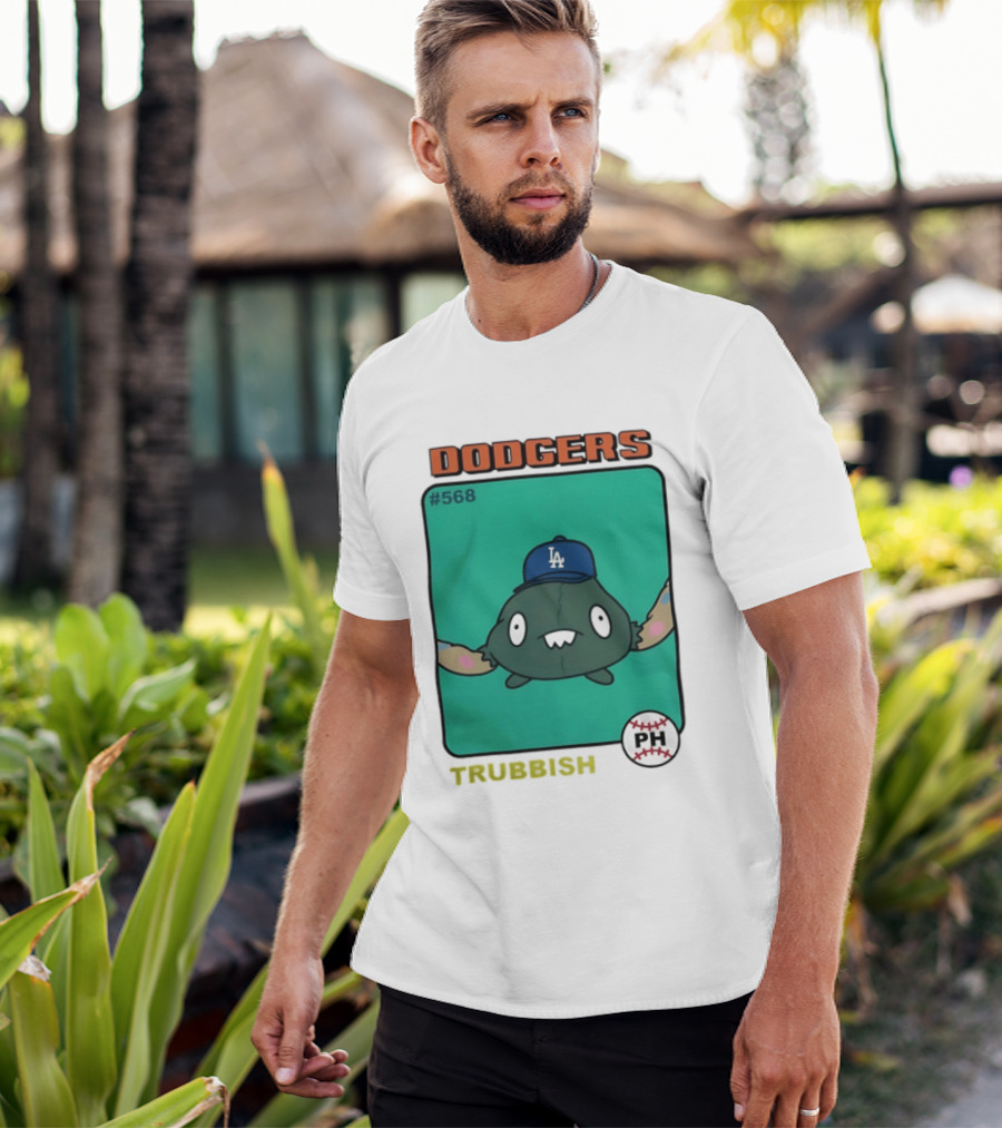 Los Angeles Dodgers Trubbish Pokémon Hat PH #568 T-Shirt
