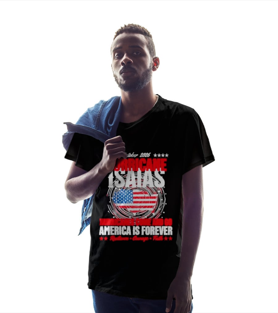 October 2026 Hurricane Isaias American Resilience Forever Florida Storm T-Shirt