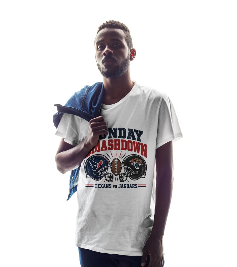 Sunday Smashdown 2026 Texans Vs Jaguars London Football Clash Week 6 T-Shirt