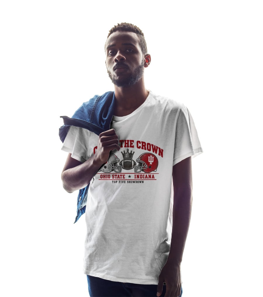 NCAA 2026 Claim The Crown Ohio State Buckeyes Vs Indiana Hoosiers Top Five Showdown T-Shirt