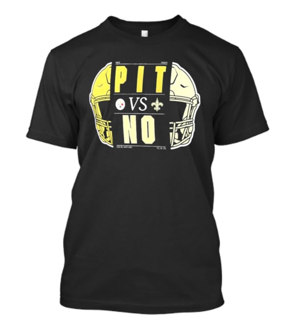 Pittsburgh Vs New Orleans International City Games 2026 Matchup Saints Vs Steelers T-Shirt