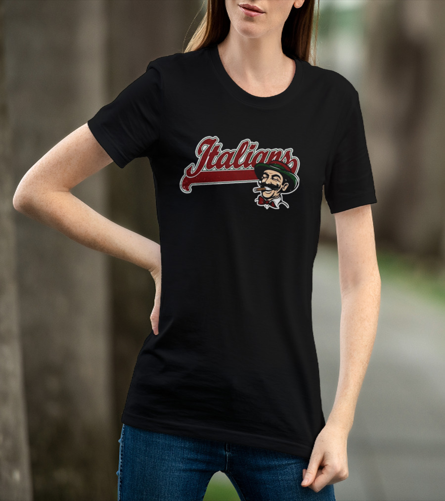 Italians Baseball Cigar Gentleman T-Shirt