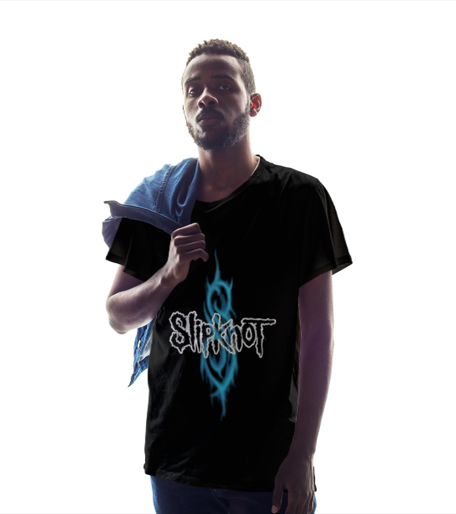 Slipknot Sicest Stadium Tour 2027 Signed Blue Flame T-Shirt