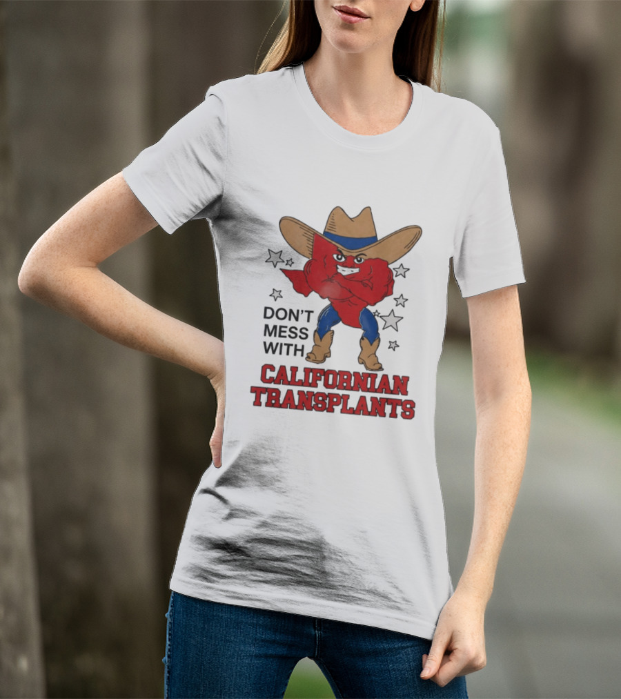 Ella Langley Don't Mess With Californian Transplants Texas Cowboy Stars T-Shirt