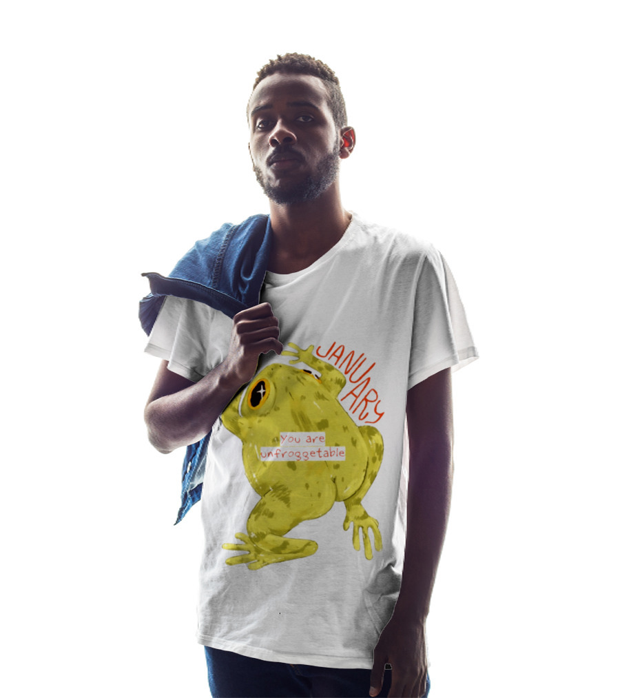 January You Are Unfroggetable Frog Pun Playful Frog T-Shirt