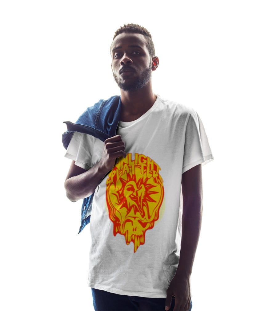 Sunlight Splatters Grateful Dead Psychedelic Skull T-Shirt