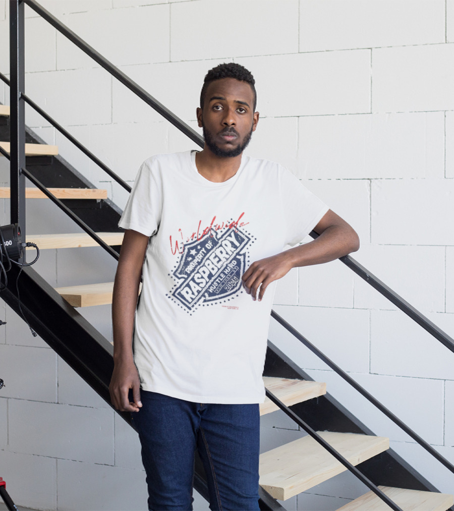 Worldwide Property Of Raspberry Hustle Hard New York 2026 T-Shirt