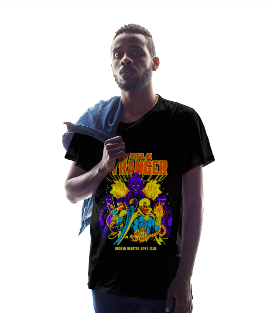 Little Stranger Broken Hearted Boys Club Comic Style Superheroes T-Shirt