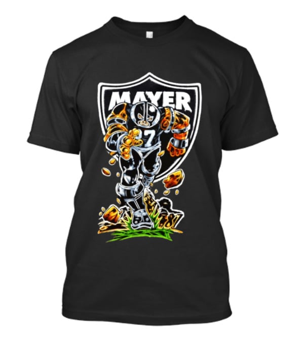 Mayer 87 Las Vegas Raiders Football Player Action Pose T-Shirt
