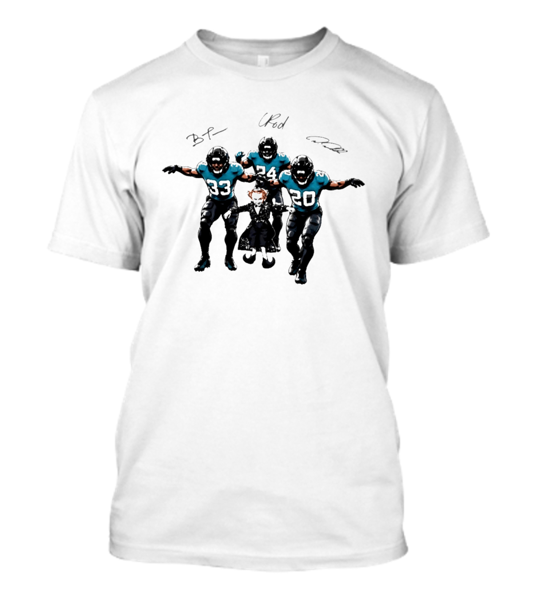Jacksonville Jaguars Tiptoeing UFod 33 24 20 T-Shirt