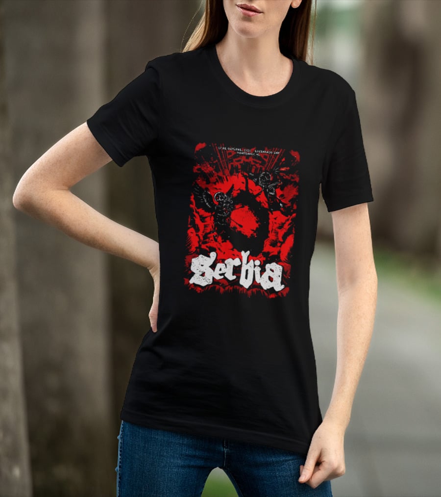 Serbia Live At Escenario GNP Seguros Monterrey NL 17 De Octubre 2026 Event Essentials T-Shirt