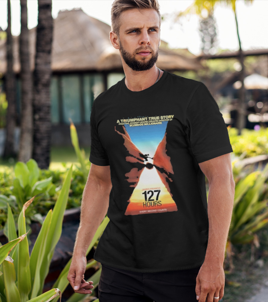 James Franco 127 Hours Every Second Counts T-Shirt