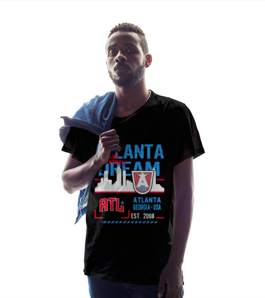 ATL Atlanta Dream Skyline Essentials Est 2008 Georgia USA T-Shirt