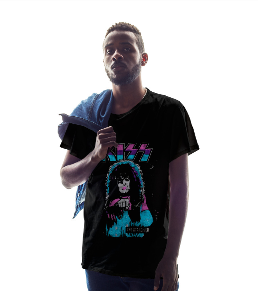Kiss The Starchild Paul Stanley 70s Halloween Ben Cooper Action Figures 2026 T-Shirt