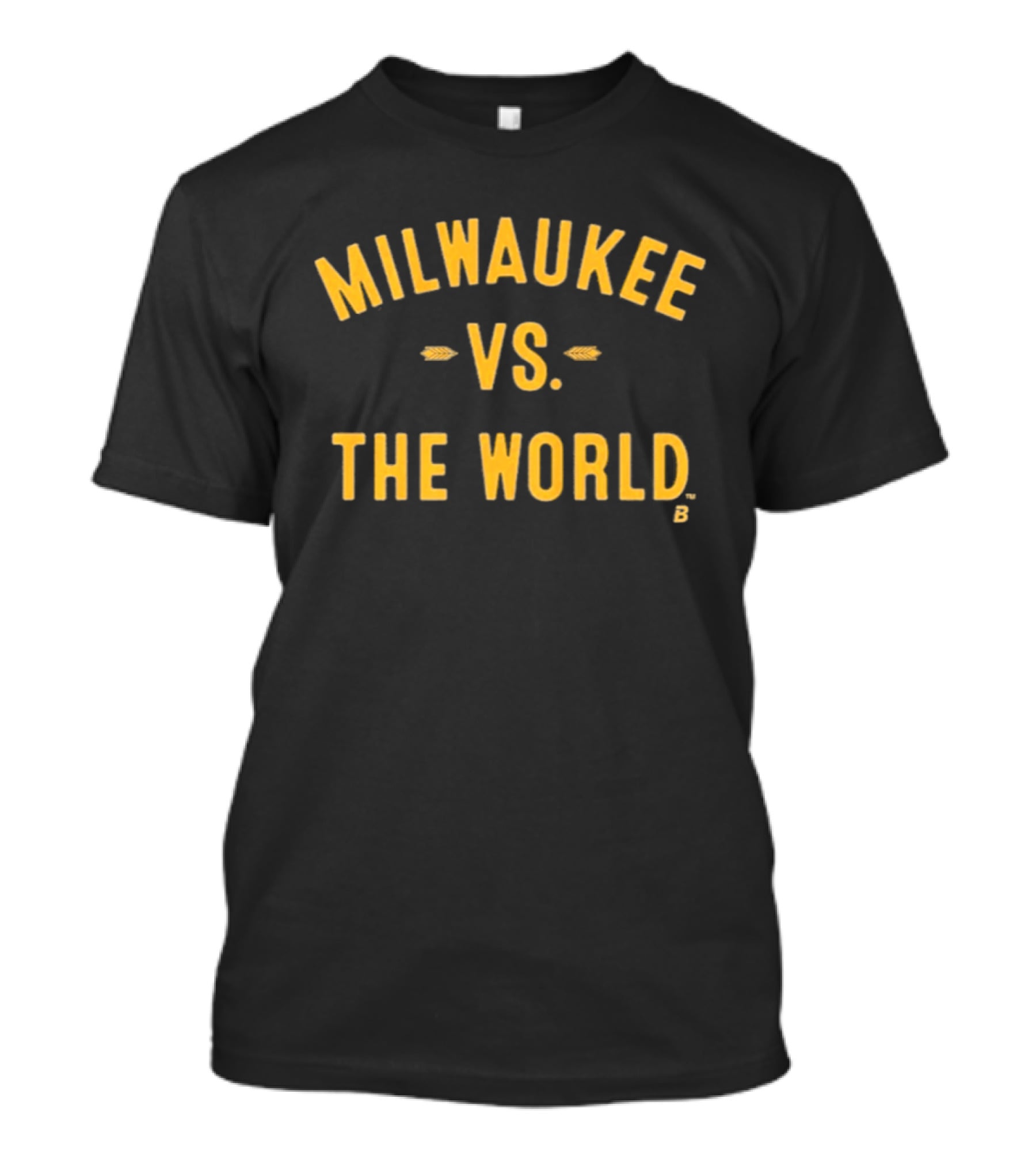 Milwaukee Vs The World Bold Block T-Shirt