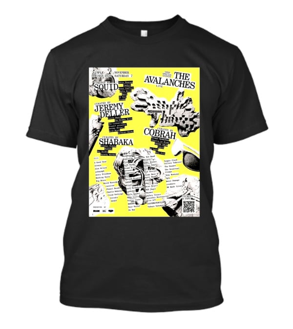 Simple Things 2026 Festival Bristol UK Line Up Featuring The Avalanches Live On November 7 Curated By Squid Jeremy Deller Shabaka And Cobrah T-Shirt