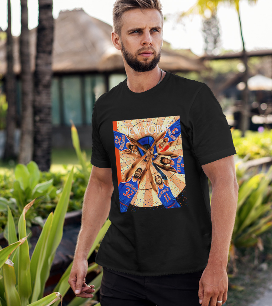 The New Yorker Make It Two New York Knicks Team Spirit Oct 26 2026 Cover T-Shirt