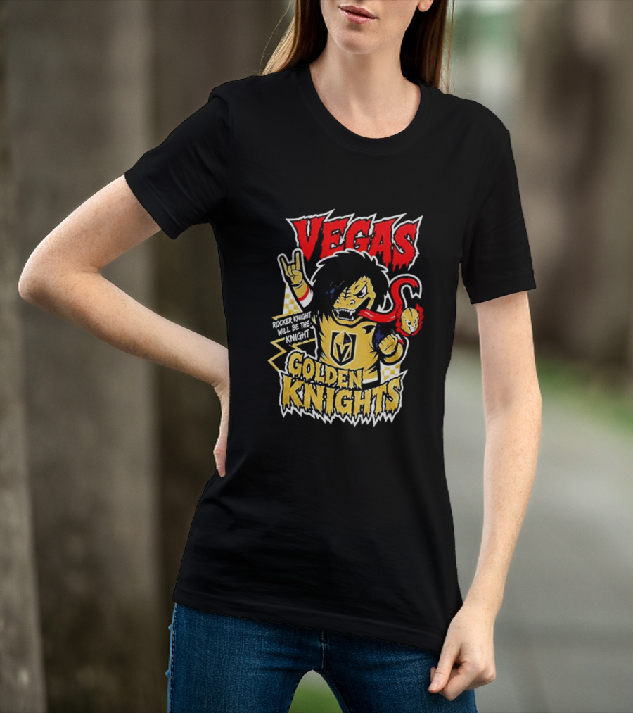 Vegas Golden Knights Rocker Knight Will Be The Knight T-Shirt