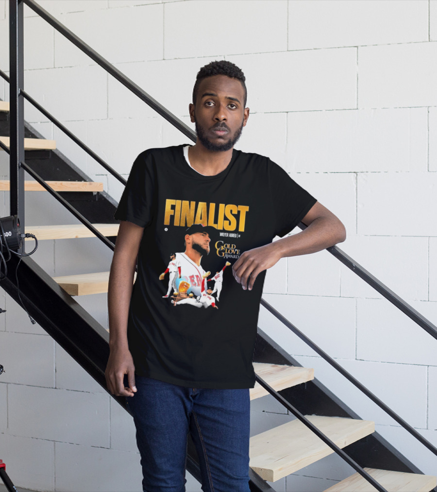 Wilyer Abreu Red Sox Gold Glove Finalist Award T-Shirt