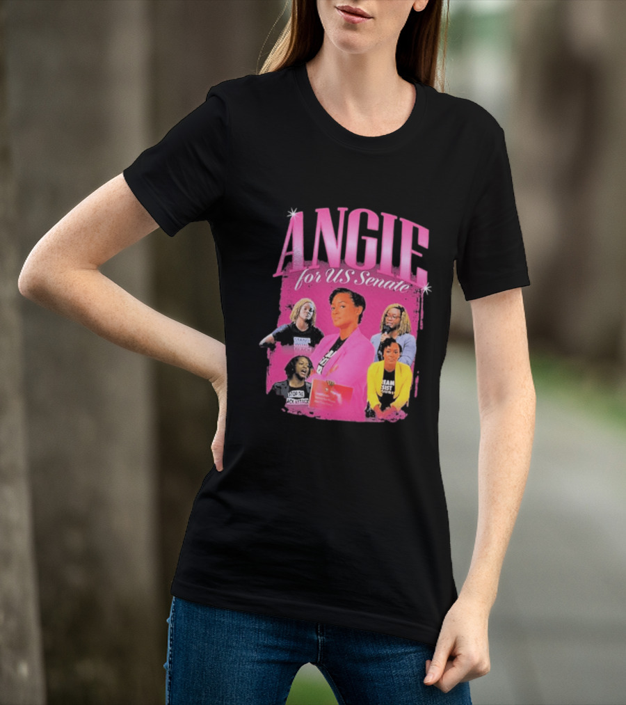 ANGIE For US Senate 2026 Empowerment Leadership Stand Resist Unify T-Shirt