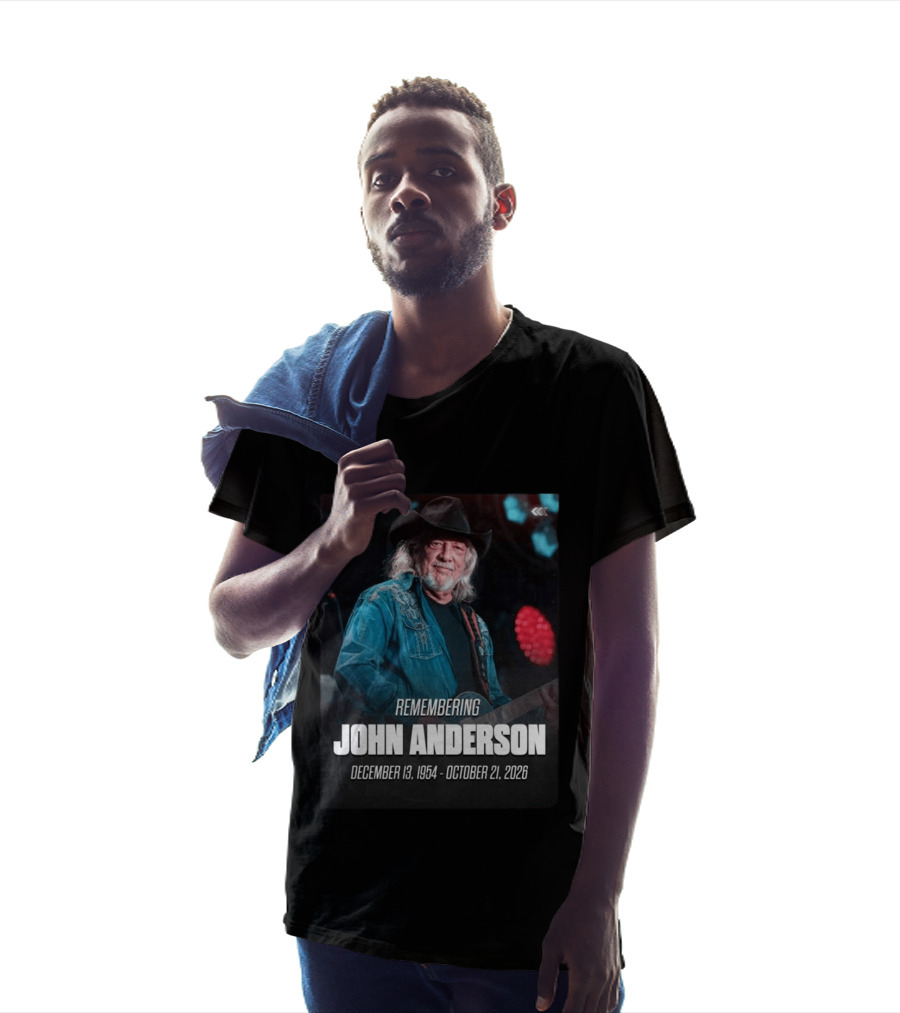Remembering John Anderson December 13 1954 October 21 2026 Country Music Legend T-Shirt