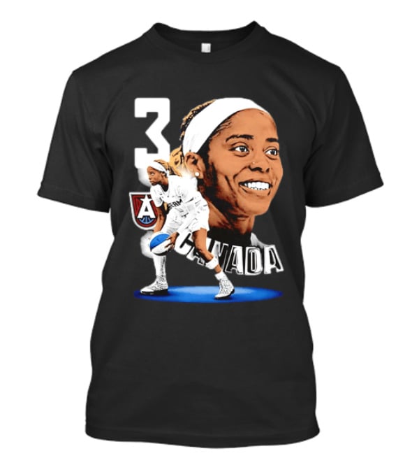 Jordin Canada 3 Atlanta Dream Basketball Star T-Shirt
