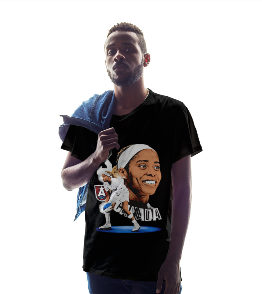 Jordin Canada 3 Atlanta Dream Basketball Star T-Shirt