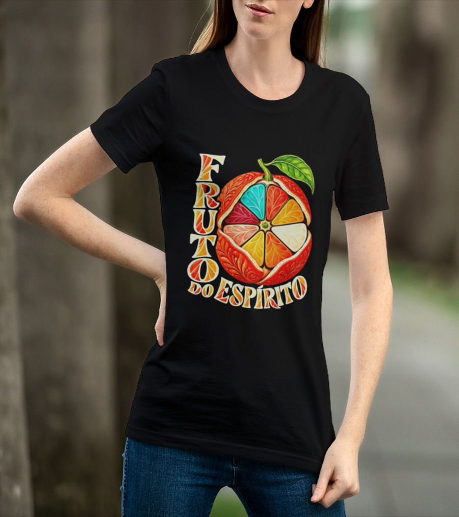 Fruto Do Espírito Colorful Citrus Christian T-Shirt