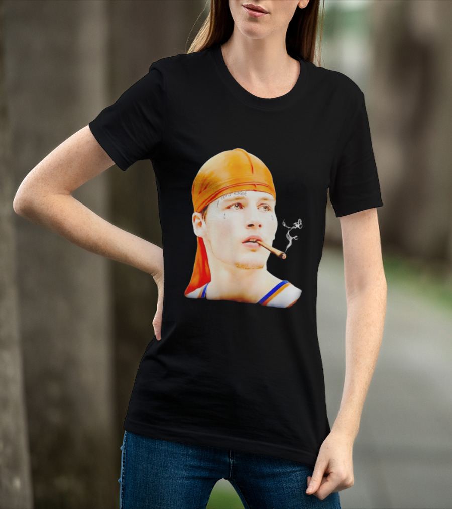 Gangsta Kolek Tyler Kolek Cool Kolek New York Knicks Cigar T-Shirt