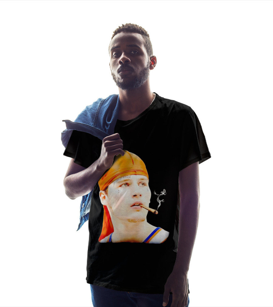 Gangsta Kolek Tyler Kolek Cool Kolek New York Knicks Cigar T-Shirt