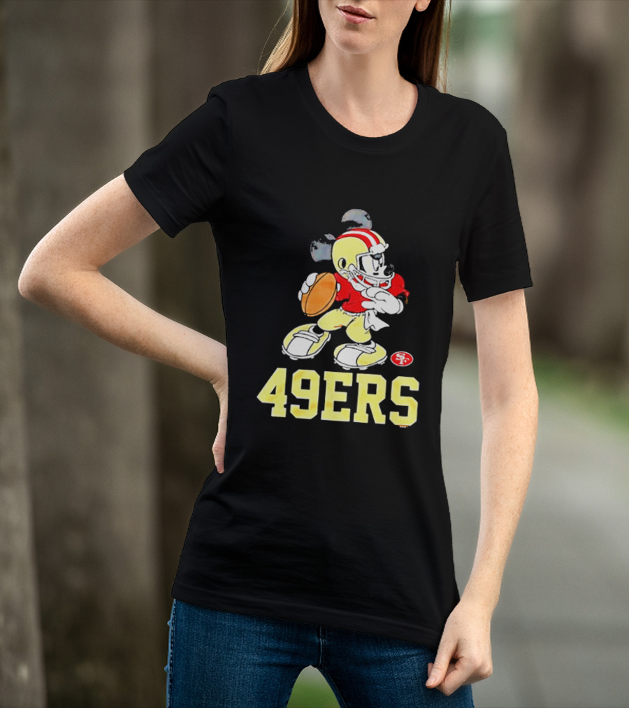 Mickey Mouse San Francisco 49ers Football 49ers T-Shirt