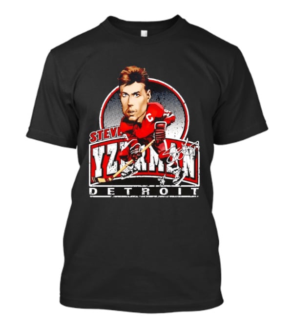 Steve Yzerman Detroit Red Wings Bruce Stark Collection Signature T-Shirt