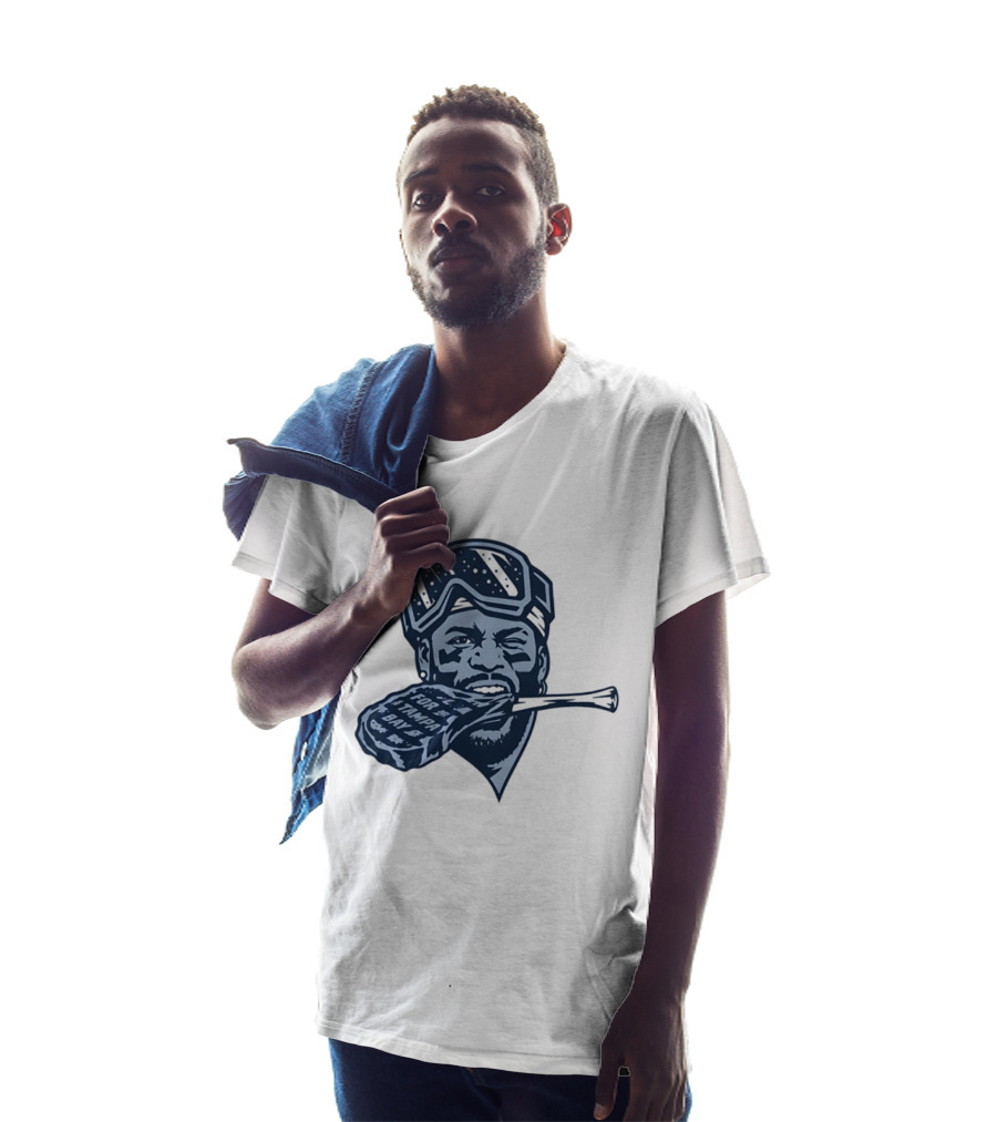 Tampa Bay Rays Yandy Diaz For Tampa Bay Tomahawk Light Blue T-Shirt