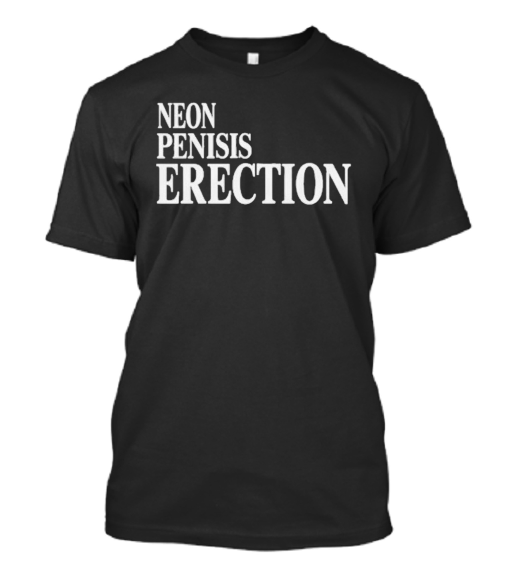 Neon Pensis Erection Dark Humor T-Shirt