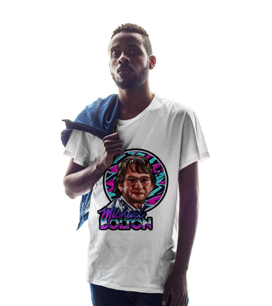 Michael Bolton 80s Aesthetic Office Humor T-Shirt