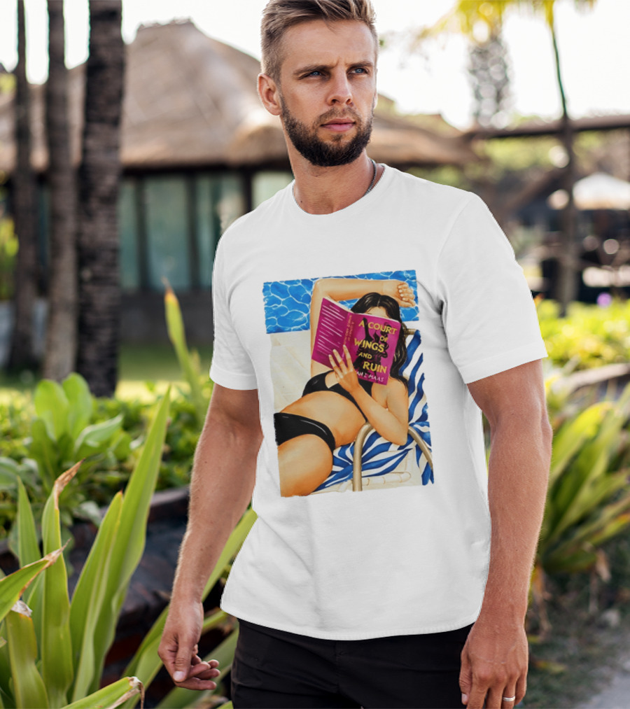 A Court Of Wings And Ruin Summer Poolside Reading Relaxation T-Shirt