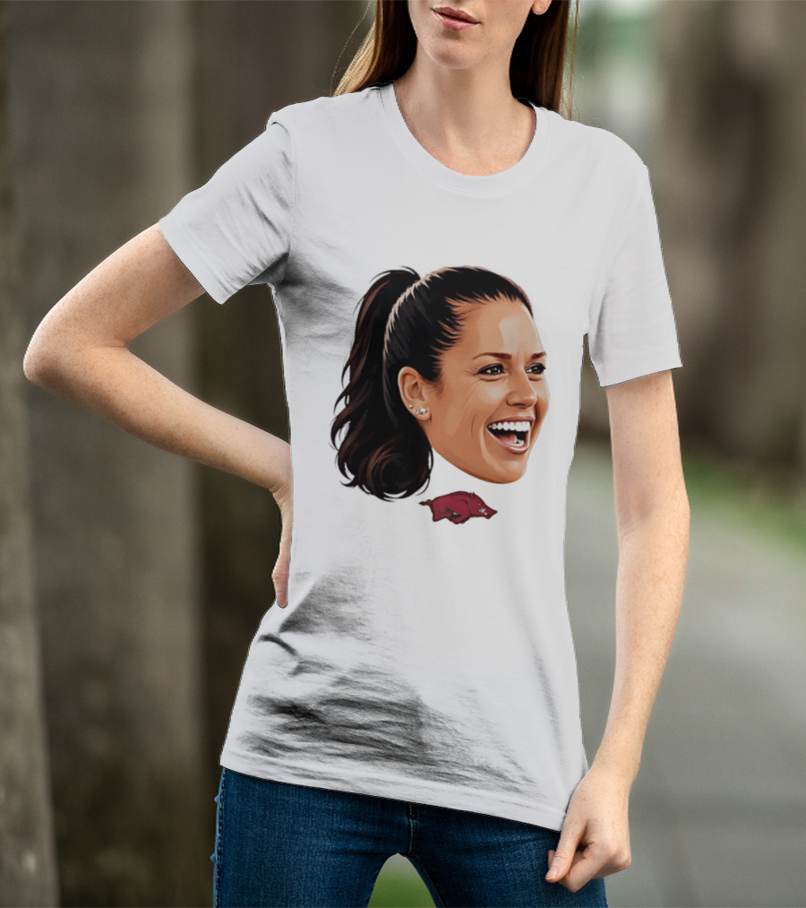 Arkansas Razorbacks Kailey Wyckoff Caricature Sports Team Fan Spirit T-Shirt