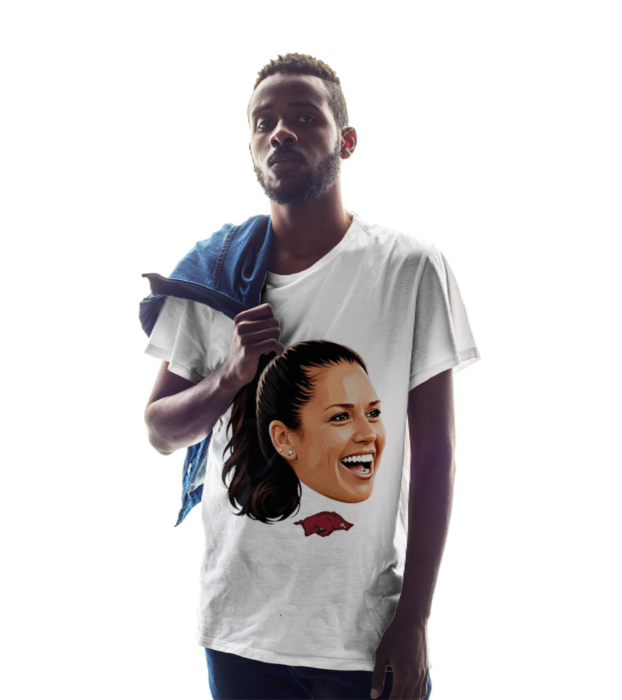 Arkansas Razorbacks Kailey Wyckoff Caricature Sports Team Fan Spirit T-Shirt