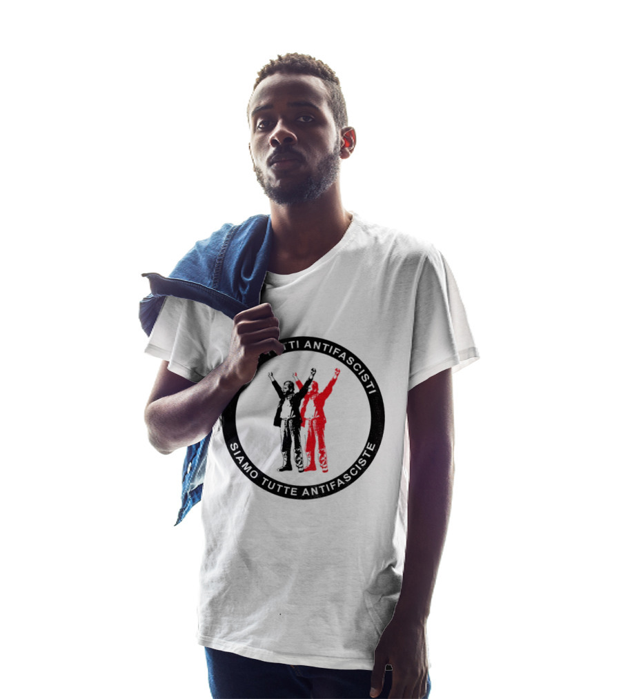 Siamo Tutti Antifascisti Raised Fist T-Shirt