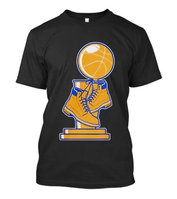 New York Basketball Trophy Golden Boots T-Shirt