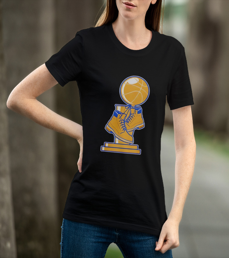 New York Basketball Trophy Golden Boots T-Shirt