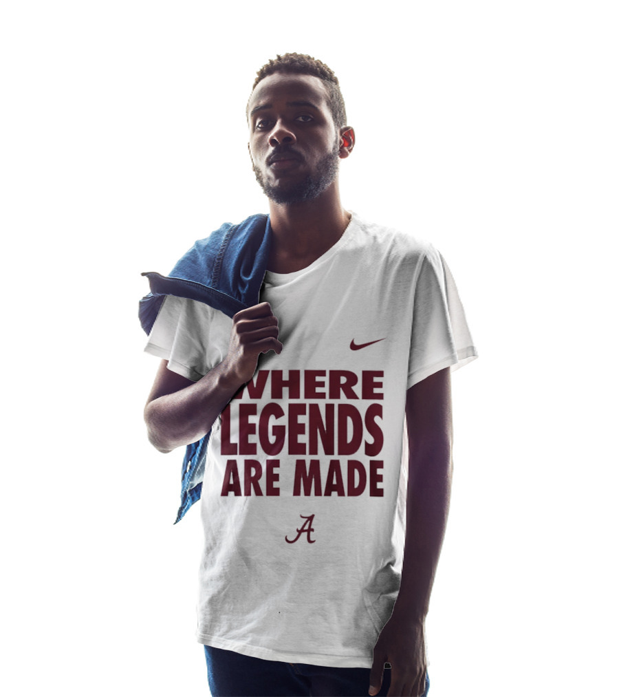 Alabama Crimson Tide Nike Where Legends Are Made T-Shirt